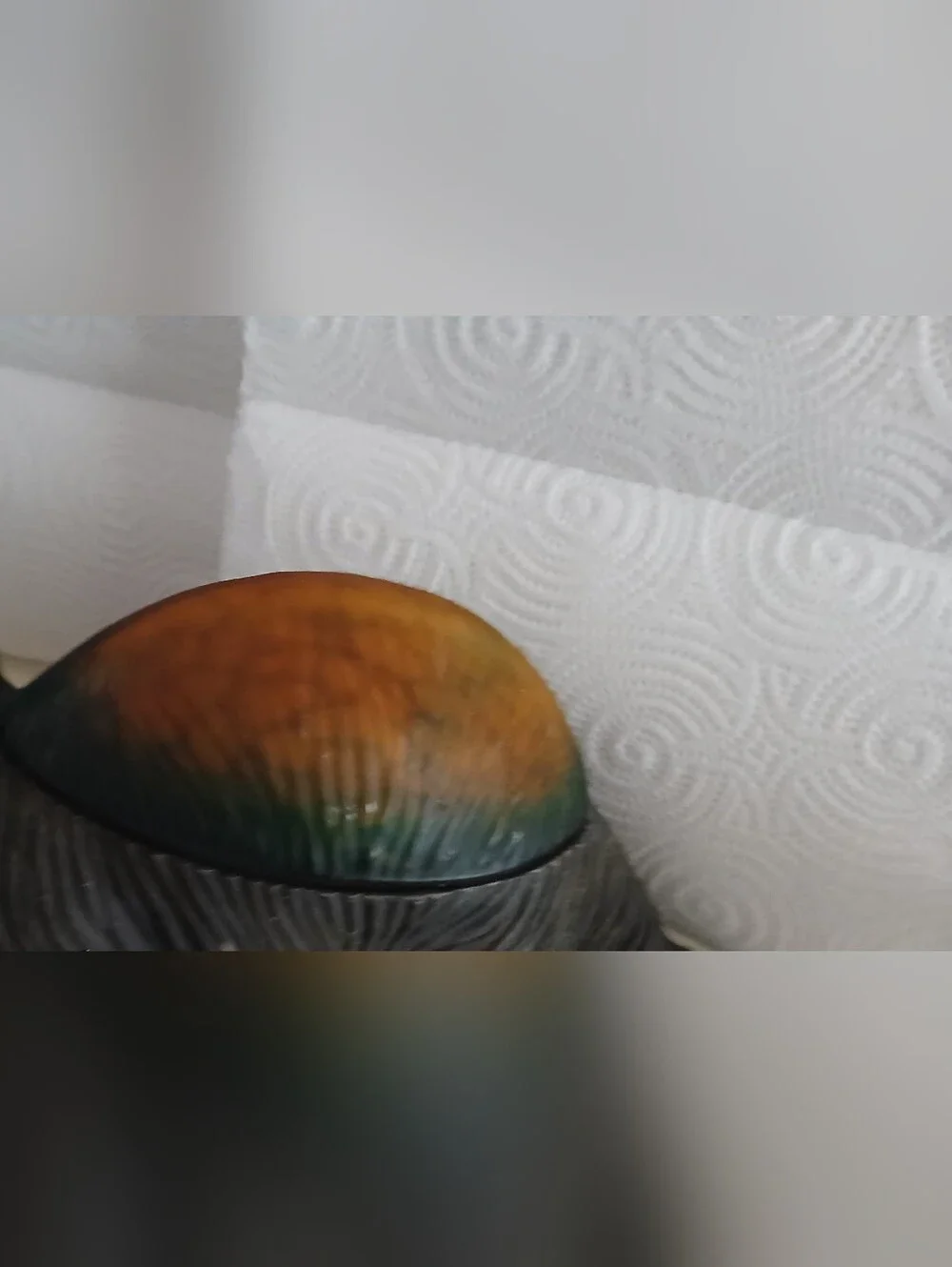 Vintage 1990's Cheyenne Dinosaur Lamps with Amber-Green Glass Shade